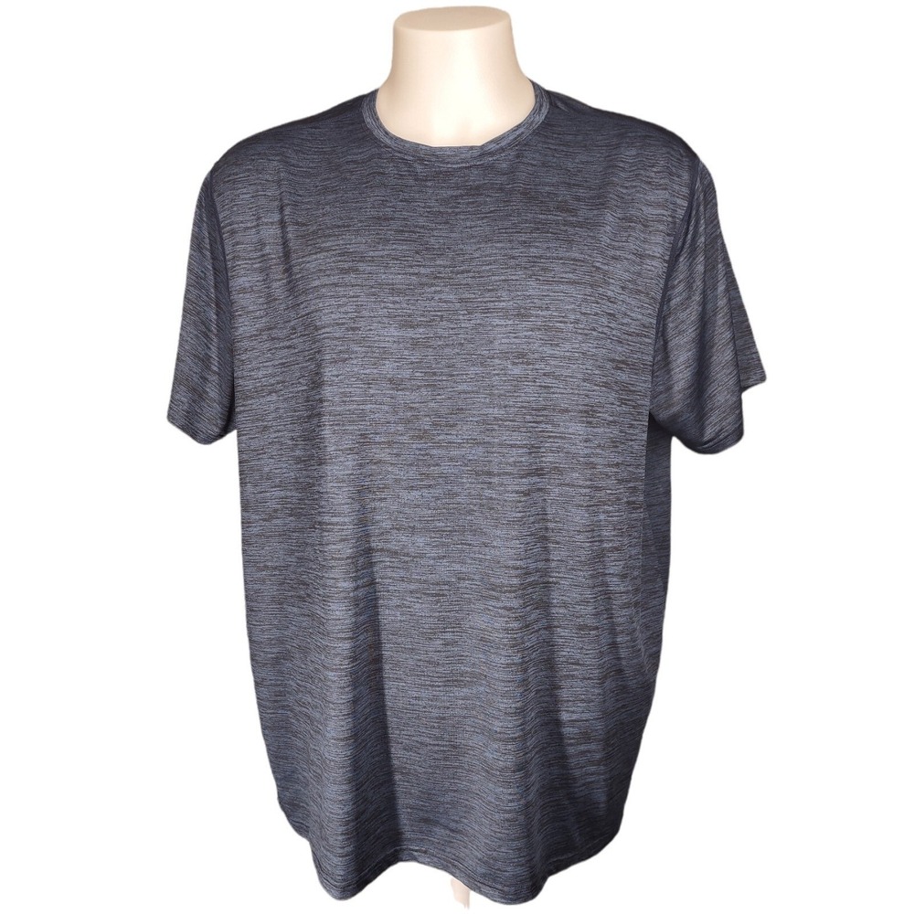 Liberty‎ Pro Active T-Shirt Men's Size XXXL Navy Short Sleeve Stretch Space Dye